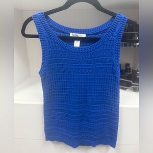 NWOT White House Black Market Royal Blue Knit Top